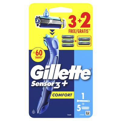GILLETTE SENSOR3 PLUS U&G COMFORT 3+2 X6 PZ