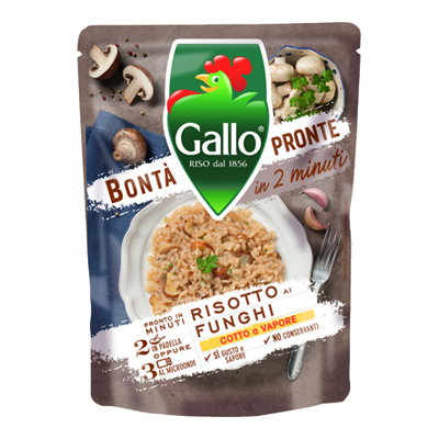 GALLO EXPRESSO FUNGHI GR.250RISO PARBOILED