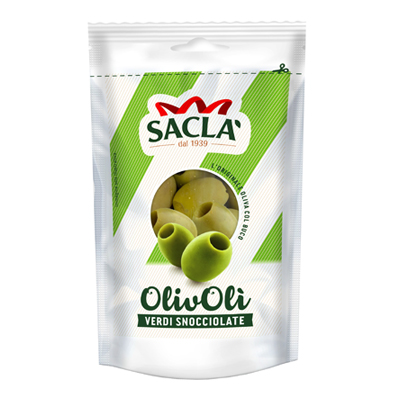 SACLA OLIVOLI'OLIVE VERDI DENOCCIOLATE GR.185 PACK