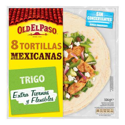 OLD EL PASO TORTILLAS FARINA DI FRUMENTO 8 PEZZI GR326