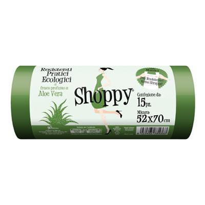 SHOPPY BAG VERDE ALOE CM.52X70X 15 PZ