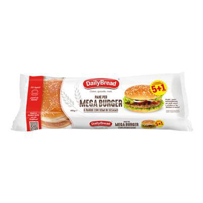 DAILYBREAD MEGA BURGER 5+1 XXLAL SESAMO GR.450