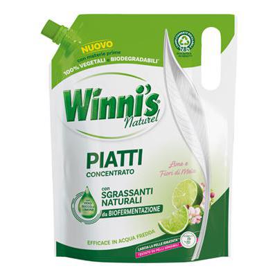 WINNI'S PIATTI LIME & FIORI DIMELE ML.900