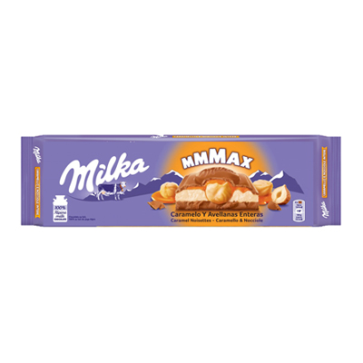 MILKA CIOCCOLATO CARAMELLO/NOCCIOLA GR.300