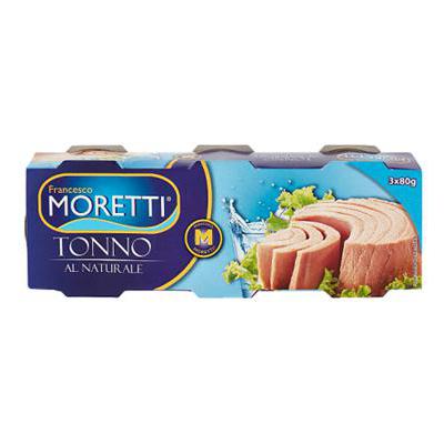 MORETTI FRANCESCO TONNO GR.80X3 AL NATURALE