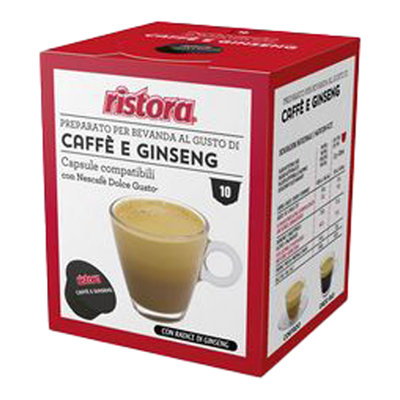 RISTORA CAFFE'& GINSENG X10 CAP.GR.17 DOLCEGUSTO