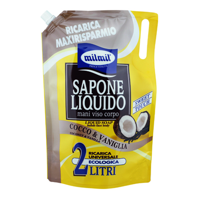 MILMIL SAPONE LIQUIDO BUSTA LT.2 COCCO