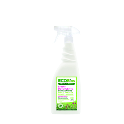 ECOBIOS SPRAY SGRASSATORE PIATTI/PENTOLE/POSATE/BICCHIERI GR