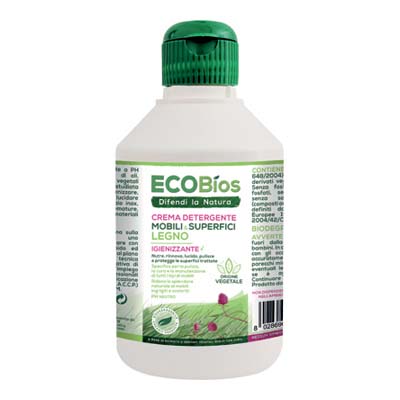 ECOBIOS CREMA DETERGENTE MOBILI E SUPERFICI LEGNO GR.250