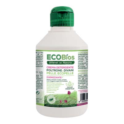 ECOBIOS CREMA DETERGENTE POLTRONE/DIVANI PELLE/ECOPELLE GR.2